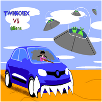 Image of the game Twingorex vs Aliens